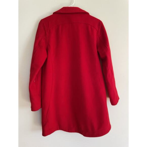 Pendleton Womens Cascade Wool Jacket Coat Red Size Small NWOT Zipper Snaps - Picture 4 of 11